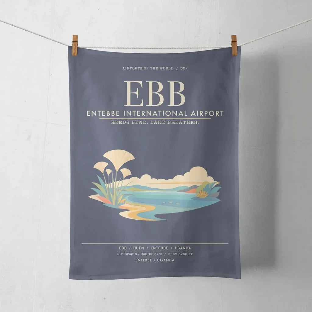 Entebbe International Airport EBB - Navy Blue