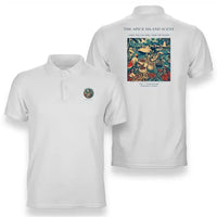Thumbnail for VINTAGE G4279 - The Spice Island Scent - Double-Side Polo T-Shirt design on white