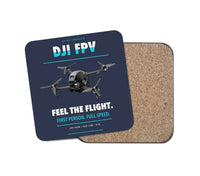 Thumbnail for DJI FPV design on navy blue 1 piece coaster