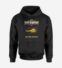 Thumbnail for Bristol Sycamore HR14 design on black double-side hoodie, single-side print