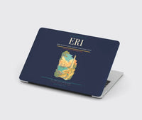 Thumbnail for Erie International Airport (Tom Ridge Field) (ERI) design on navy blue MacBook case
