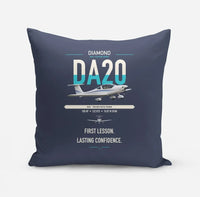 Thumbnail for Diamond DA20 design on navy blue pillow