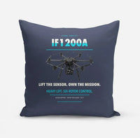 Thumbnail for Inspired Flight IF1200A design on navy blue pillow