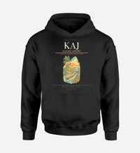 Thumbnail for Kajaani Airport (KAJ) design on black hoodie single-side print