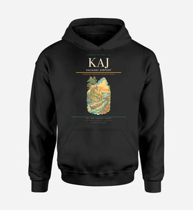 Single-Side Printing — Kajaani Airport (KAJ) Double-Side Hoodie