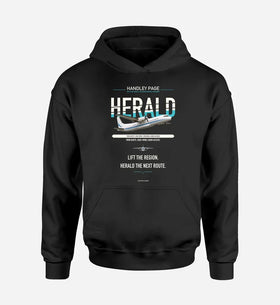 Single-Side Printing — Handley Page HPR.7 Dart Herald Double-Side Hoodie