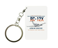 Thumbnail for RC-12X GUARDRAIL Key Chain design on white key chain