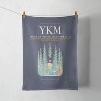 Thumbnail for Yakima Air Terminal (McAllister Field) (YKM) design on navy blue towel