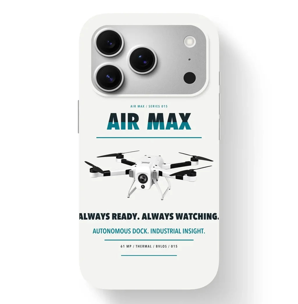 Percepto Air Max Case design on white iphone case