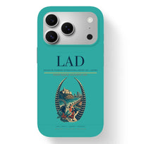 Thumbnail for Luanda Airport (LAD) design on turquoise iPhone 17 Pro MagSafe case