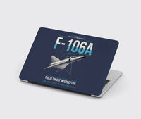 Thumbnail for F-106A Delta Dart design on navy blue MacBook case
