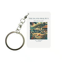 Thumbnail for VINTAGE G4084 - The Island Milk Run - Designed Key Chain design on white