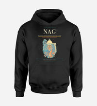 Thumbnail for Dr. Babasaheb Ambedkar International Airport (NAG) design on black hoodie single-side print