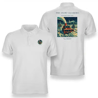 Thumbnail for VINTAGE G4105 - The Snow Clearers - Double-Side Polo T-Shirt design on white