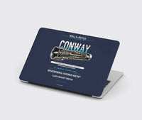 Thumbnail for CONWAY design on navy blue MacBook case