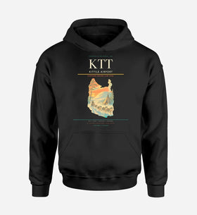 Single-Side Printing — Kittilä Airport (KTT) Double-Side Hoodie