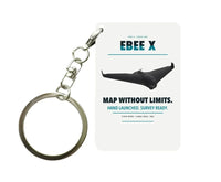 Thumbnail for AgEagle eBee X Key Chain design on white key chain