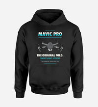 Thumbnail for DJI Mavic Pro design on black hoodie single side