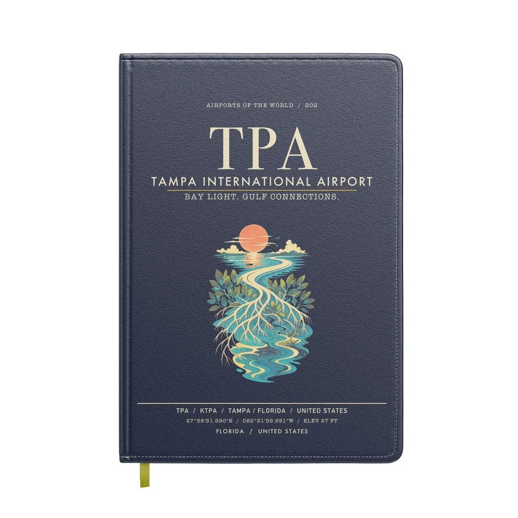 Tampa International Airport TPA - Navy Blue