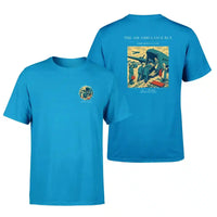 Thumbnail for VINTAGE G4506 - The Air Ambulance Run - Double-Side T-Shirt design on turquoise double side t shirt
