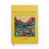 Thumbnail for VINTAGE G4193 - The River Bar Landing - Designed Notebooks design on yellow