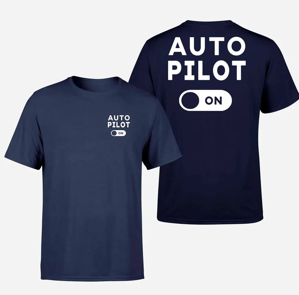 Auto Pilot ON Double-Side T-Shirts - view 16