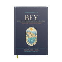 Thumbnail for Beirut Rafic Hariri International Airport BEY - Levantine Sea Current - Navy Blue