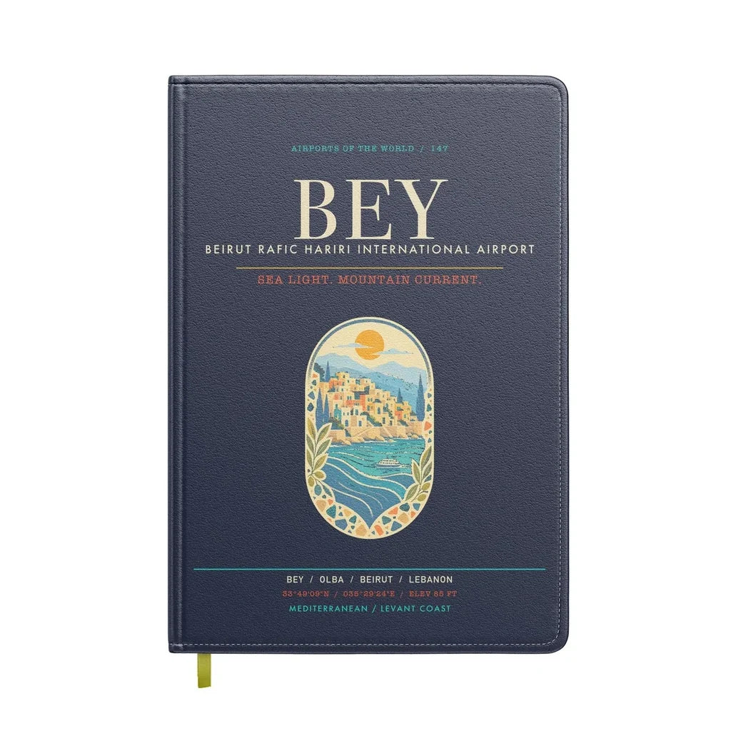 Beirut Rafic Hariri International Airport BEY - Levantine Sea Current - Navy Blue