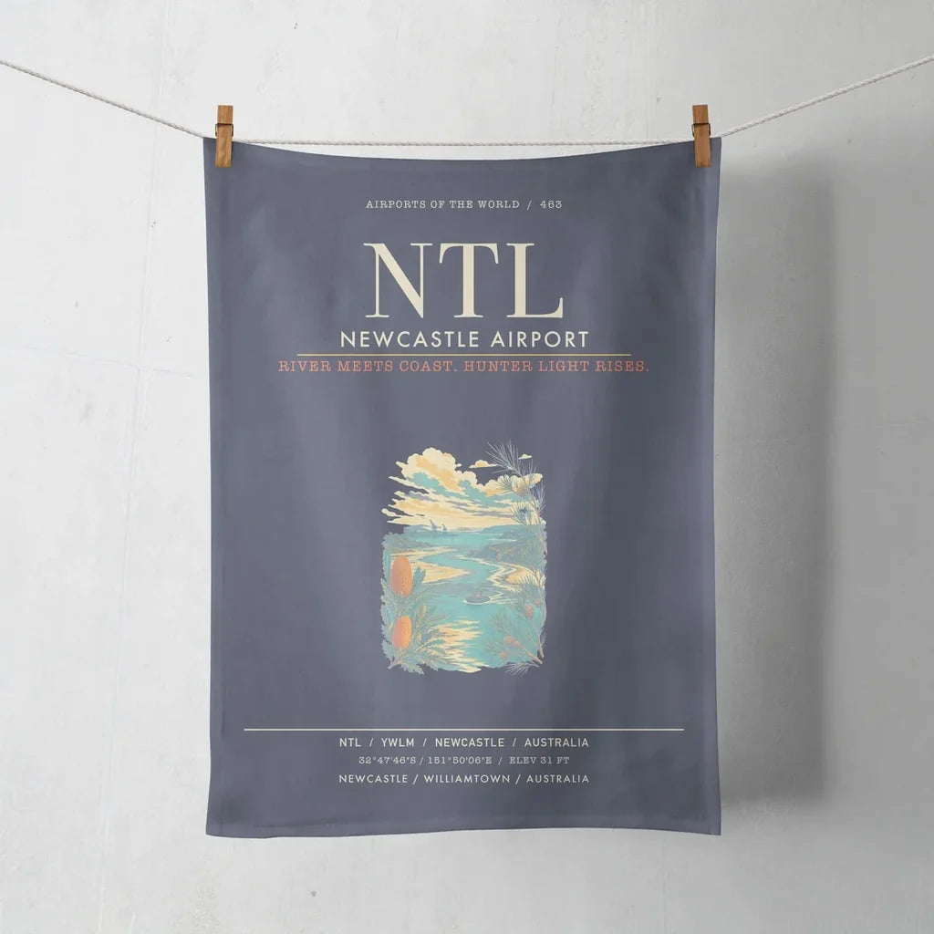 Newcastle Airport NTL - Navy Blue