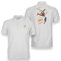Thumbnail for SIGNAL 589 - Hover Hold Commit - Double-Side Polo design on white double side polo