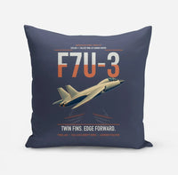 Thumbnail for F7U-3 Cutlass design on navy blue pillow