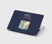 Thumbnail for Oulu Airport (OUL) design on navy blue MacBook case