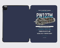 Thumbnail for PW127M design on navy blue ipad tablet case