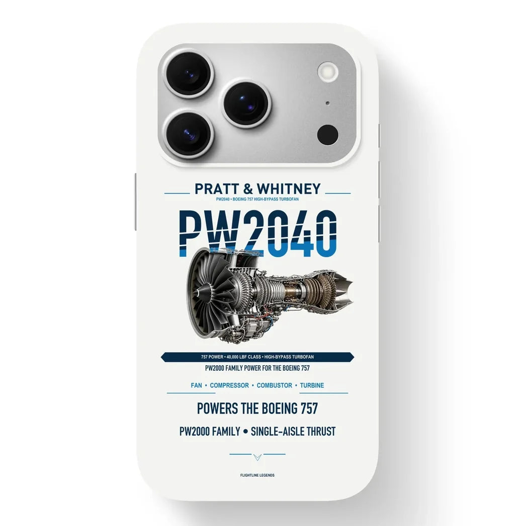 PW2040 Case design on white iphone case