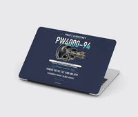 Thumbnail for PW4000-94 design on navy blue MacBook case
