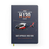 Thumbnail for Airbus H130 design on navy blue notebook