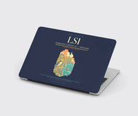 Thumbnail for Sumburgh Airport (LSI) design on navy blue MacBook case