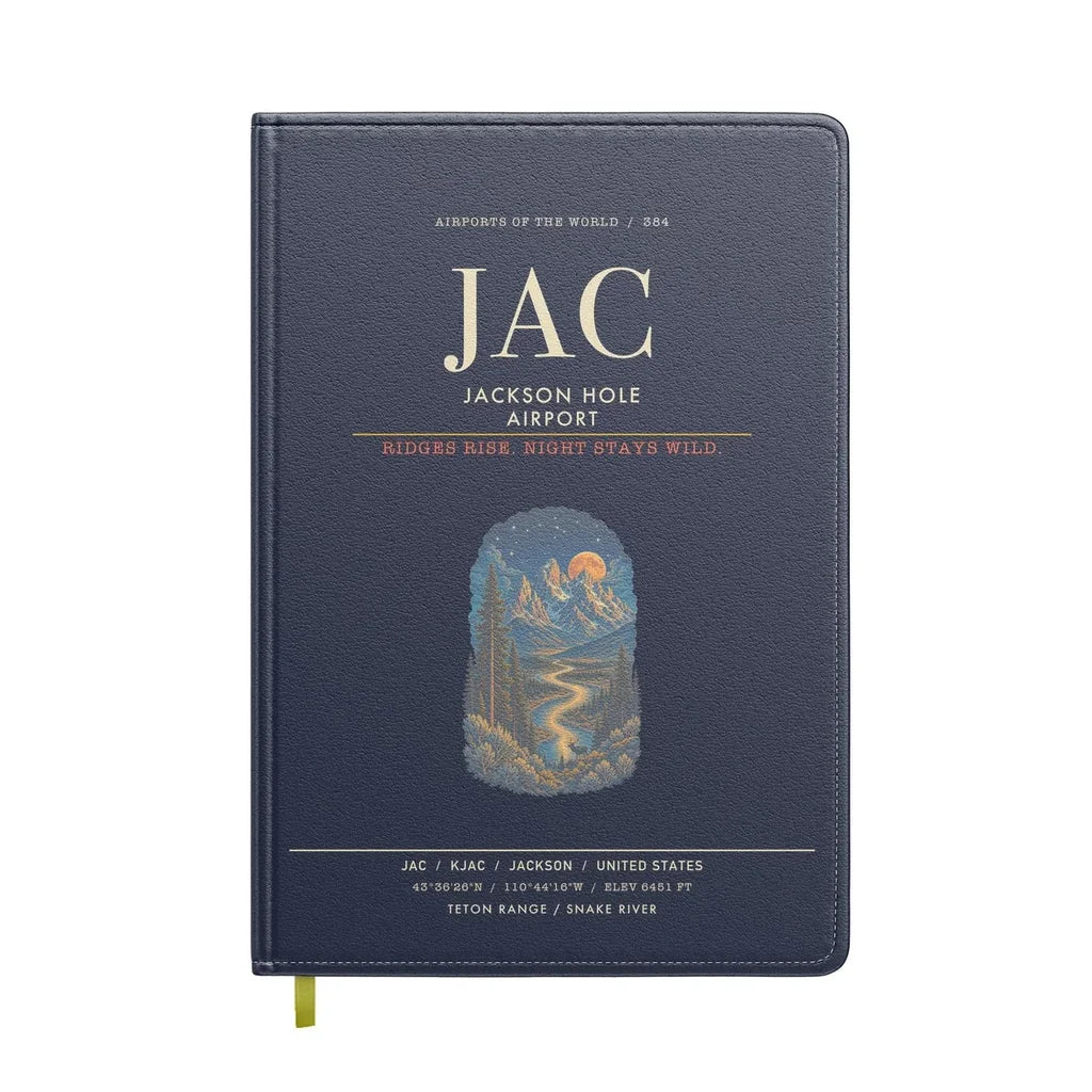 Jackson Hole Airport JAC - Navy Blue