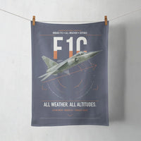 Thumbnail for Dassault Mirage F1C design on navy blue towel