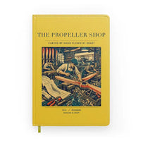 Thumbnail for VINTAGE G4014 - The Propeller Shop - Designed Notebooks design on yellow