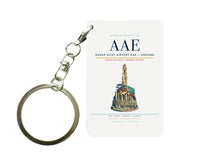 Thumbnail for Rabah Bitat Airport AAE — Annaba Key Chain design on white key chain