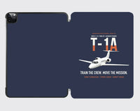 Thumbnail for T-1A Jayhawk Advanced Jet Trainer design on navy blue ipad tablet case