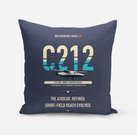 Thumbnail for CASA C-212-300 Aviocar design on navy blue pillow