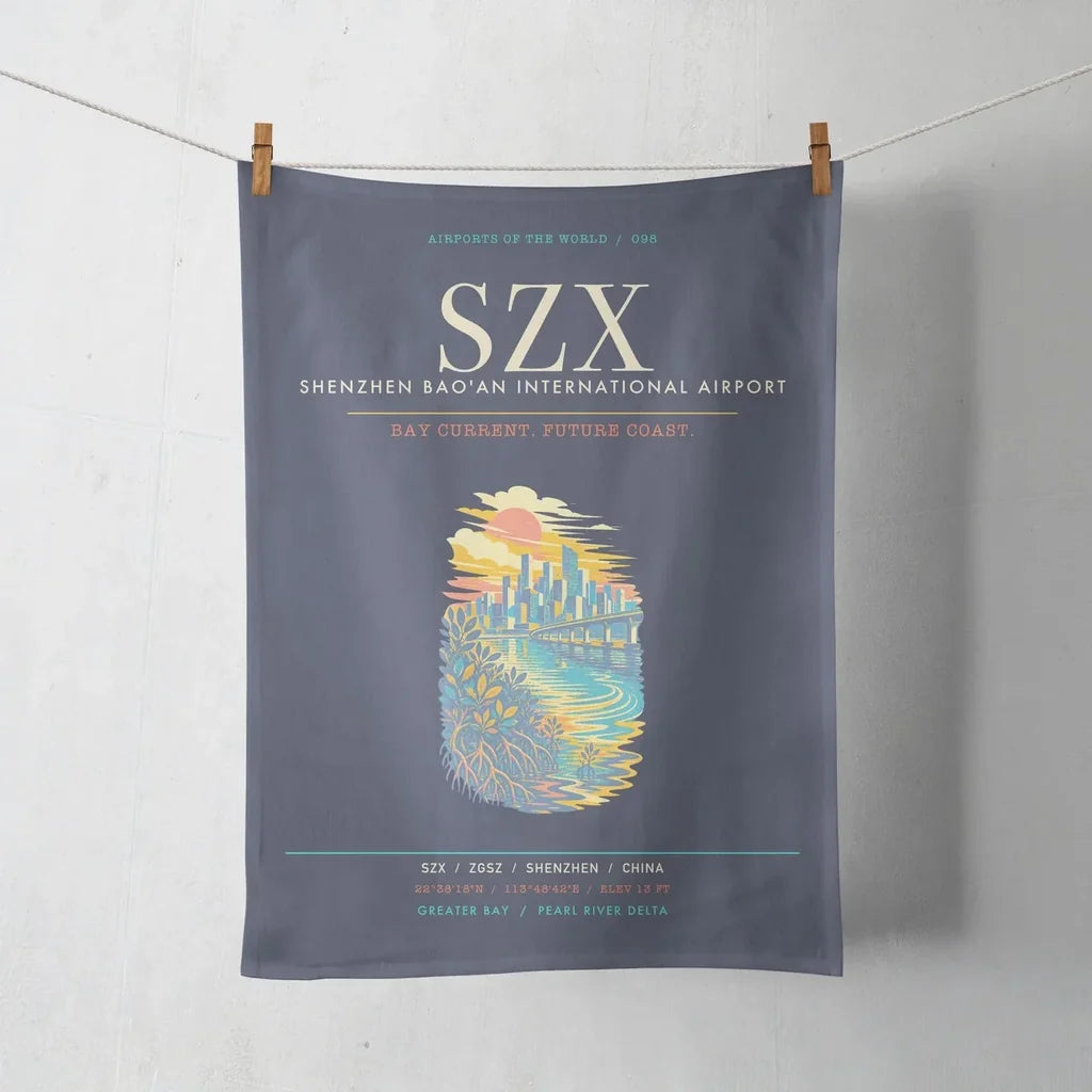 Shenzhen Bao'an International Airport SZX - Navy Blue