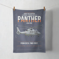 Thumbnail for Airbus Helicopters AS565 MBe Panther design on navy blue towel