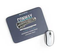 Thumbnail for CONWAY design on navy blue rectangle mouse pad