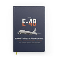 Thumbnail for E-4B Nightwatch design on navy blue notebook