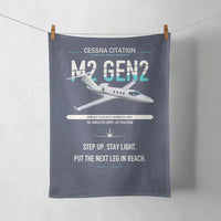 Thumbnail for Cessna Citation M2 Gen2 design on navy blue towel