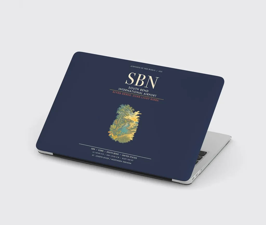 South Bend International Airport SBN - Navy Blue