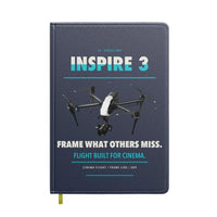 Thumbnail for DJI Inspire 3 design on navy blue notebook